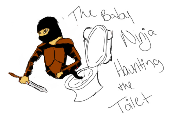 The Baby Ninja Haunting the Toilet