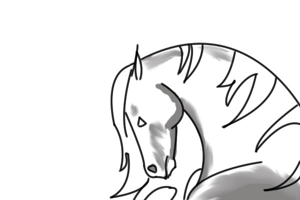 Horse's Head Lineart