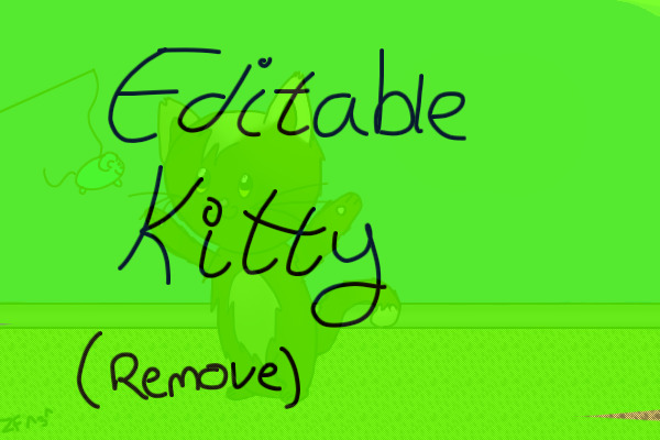Editable Kitty