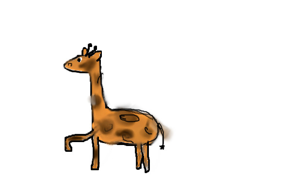 weird little giraffe