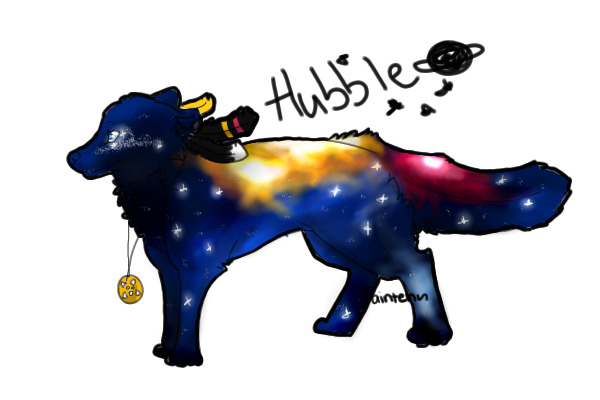 Hubble ~ galaxy wolf-like species C: