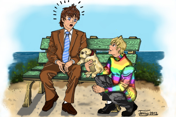@@**CHRIS and CLIVE by the Sea- Commission for Ｂｏｎｎｅｆｏｙ**@@