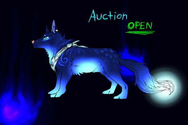Auction~ Dog-like creature ~Blue theme