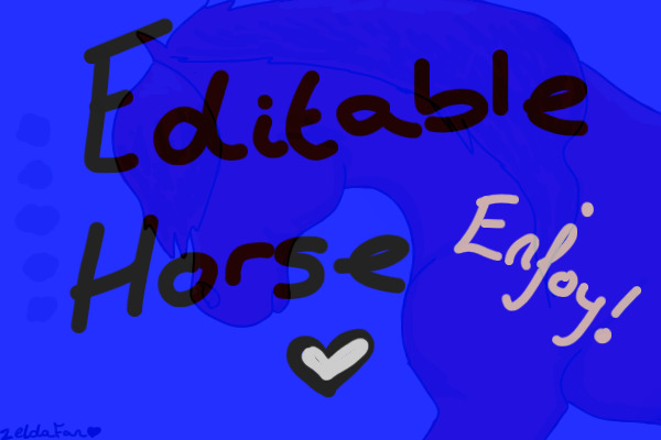 Horse Editable ♥
