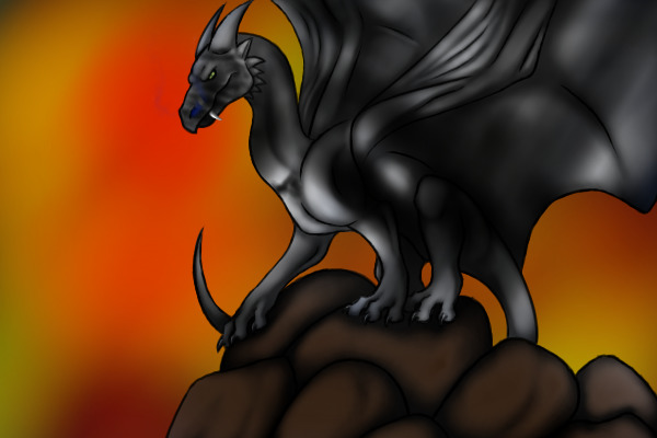 Tux as an AWESOME dragon