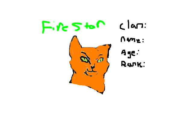 warrior cat creator firestar!