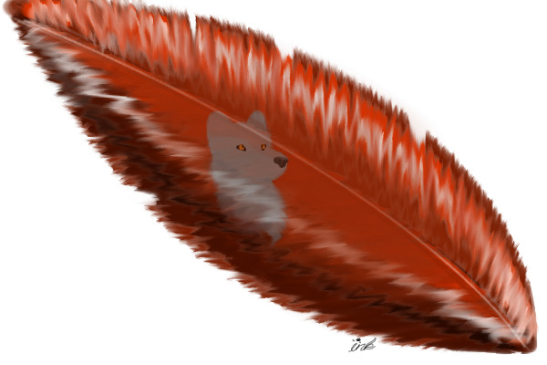 Wolf feather