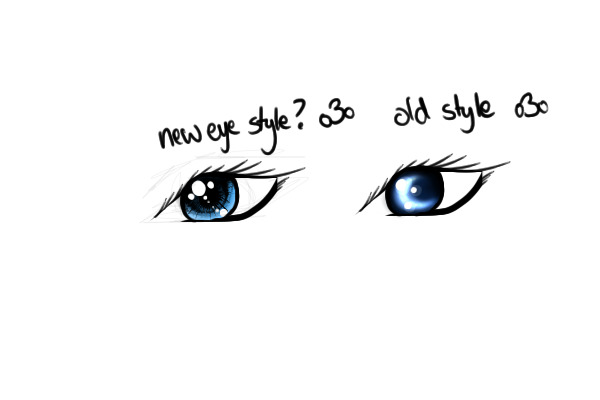 new eye style? o3o