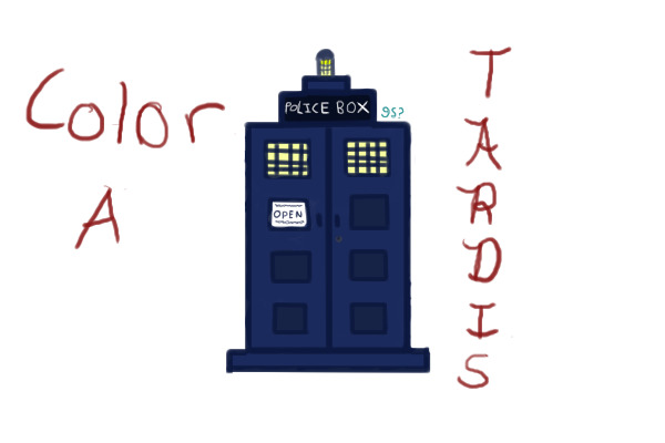 Color In The TARDIS!