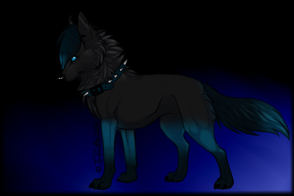<3 Colored in wolf.