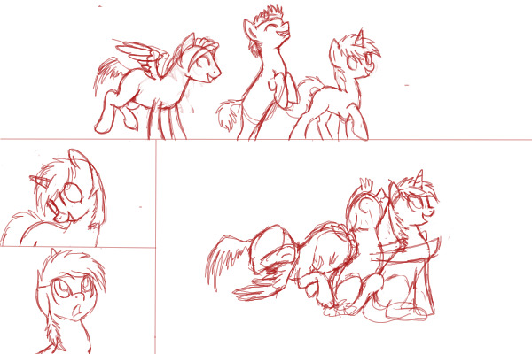 An Equestria Conpiracy Page 4 (sketch)