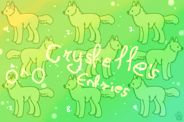 Crystelle's Entries!
