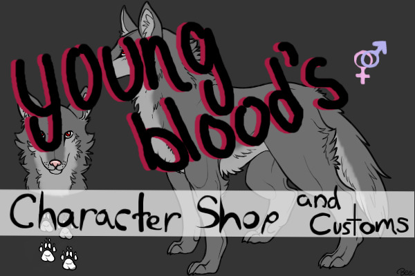 young blood's character shop