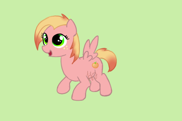 Flutter Shy - Peach Fuzz - Completed