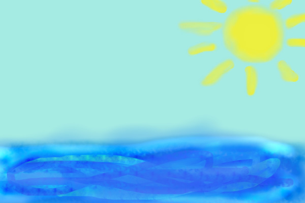 Quick Drawing Of The Sea