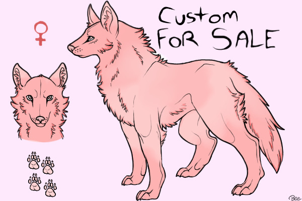 ah pink wolf custom sale