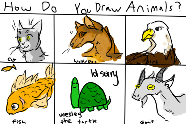 How I Draw Animals