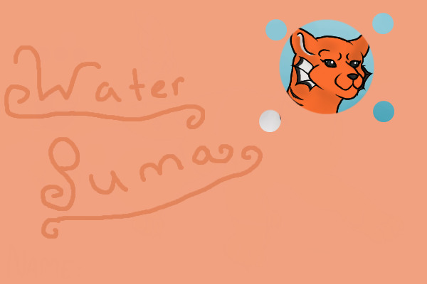Water Puma drawing entire