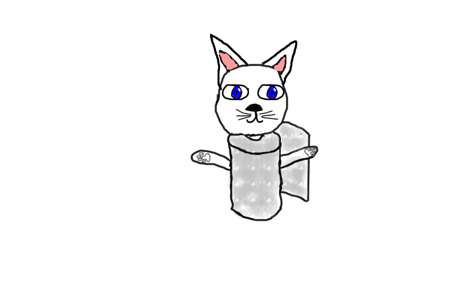 Paper Towel Cat!