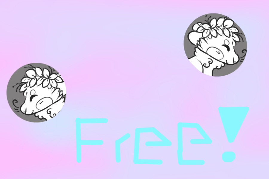 free to use flower lions!