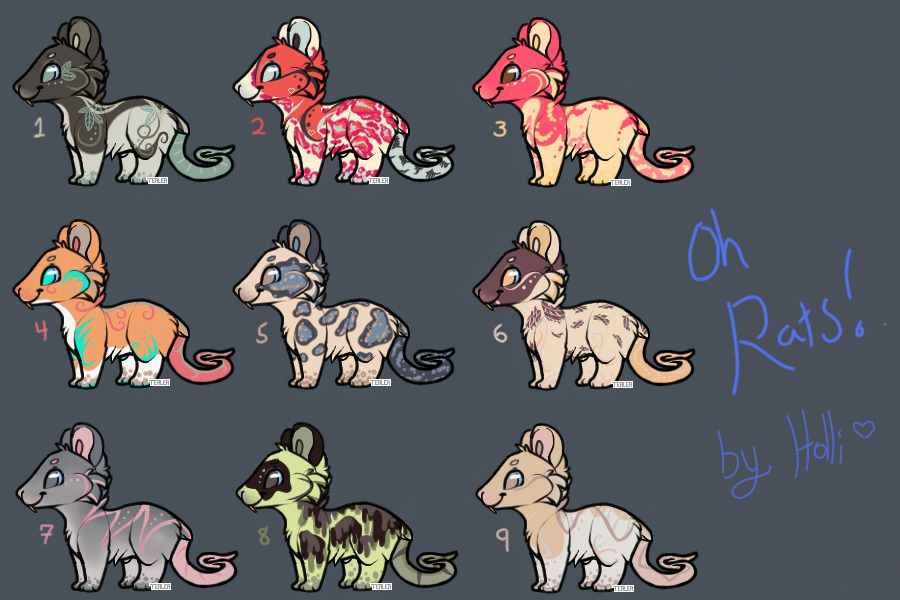Oh Rats! Some Adopts! All Gone