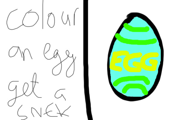 Re: Colour an egg and get a slithery snek