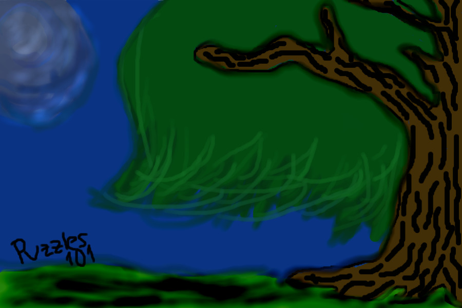 Tree With The Moon