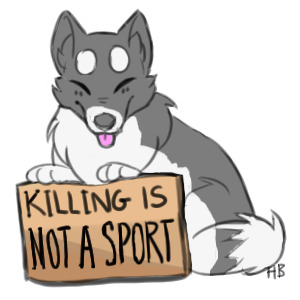 Killing is NOT a sport!