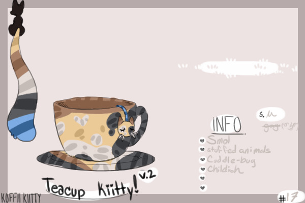 Teacup Kitty - #17