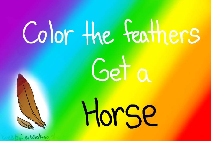 Color Feathers, Get Horse (Darkest.Nation)