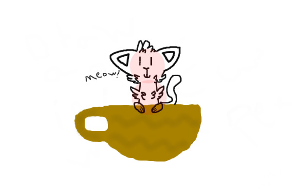 Cat in a teacup