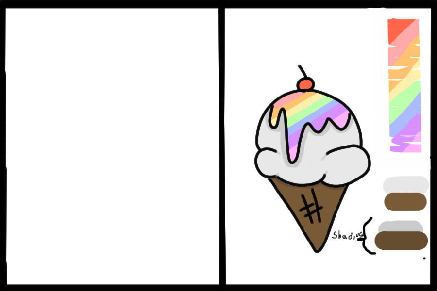 icecream rainbow thing