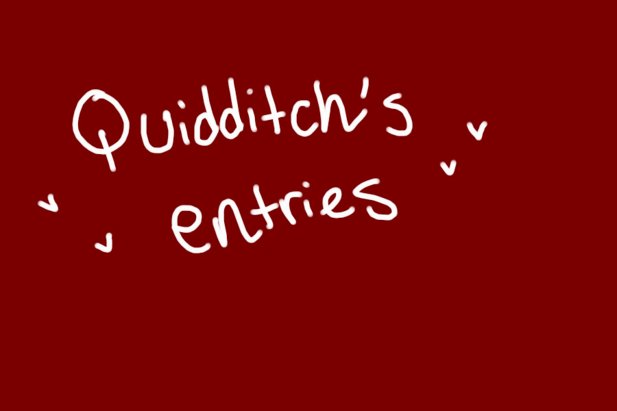 quidditch's entries