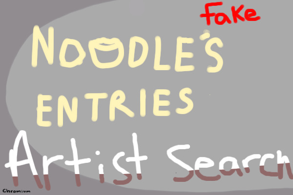 Noodle's Entries