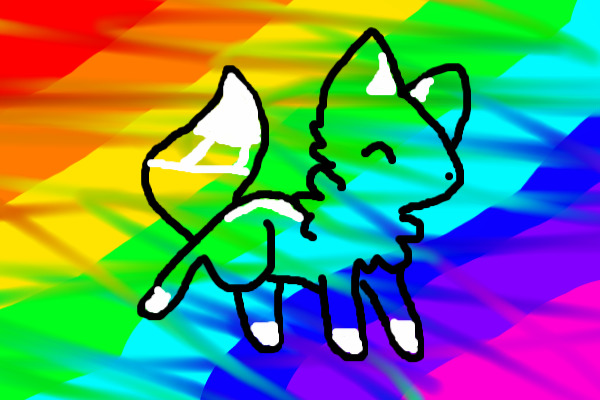 Rainbow fox??