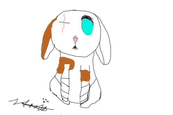 lel a sort of bunny(i suck at drawing with a mouse XP)