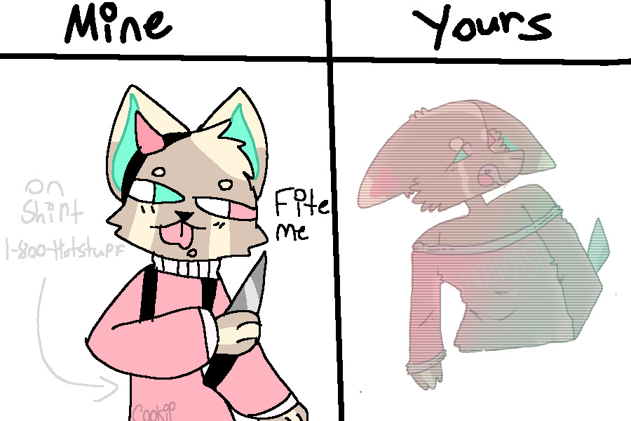 finished // mine vs yours