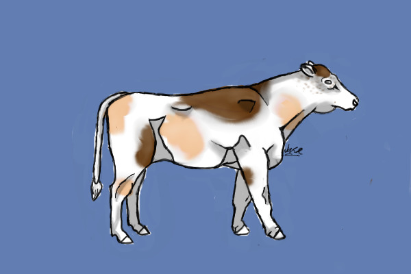 wip shapeshifter cow oc