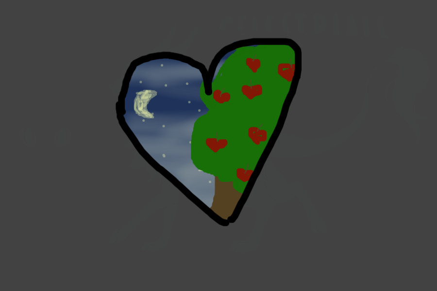 Night Sky - Heart Tree