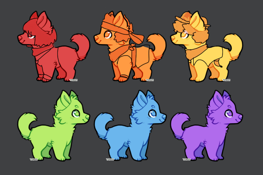 Undertale Themed Adopts WIP