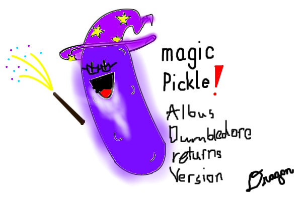 Albus Dumbledor Returns Pickle version (coloured in)