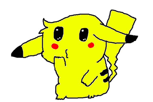 Trying to draw a Pikachu