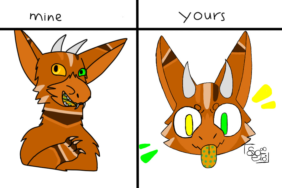 mine-yours with RainbowServal!