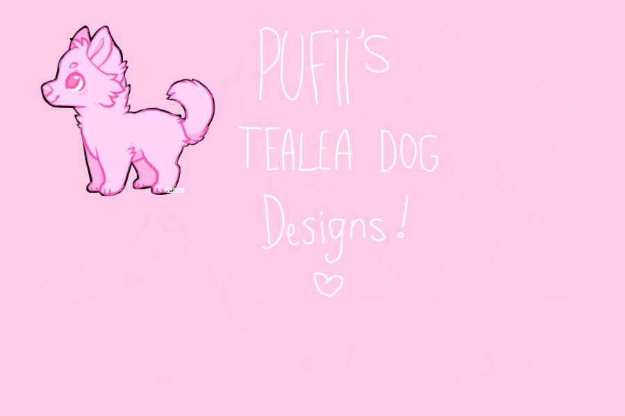 pufii's tealea dog designs !