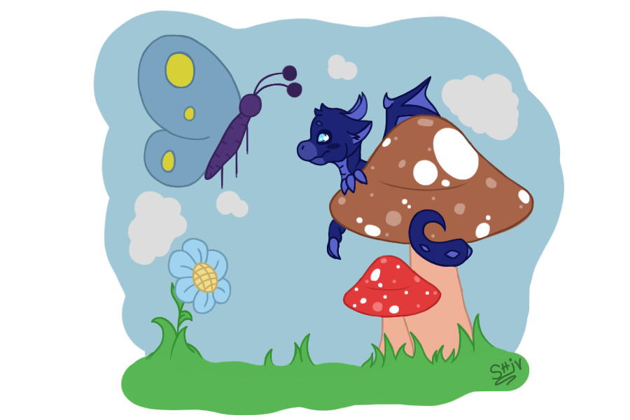 -The Mushroom Dragon-