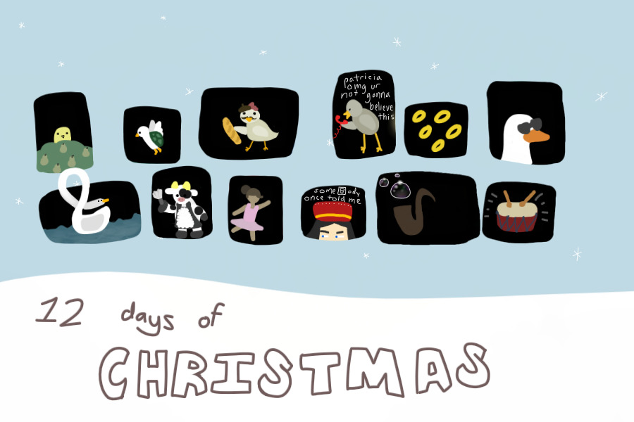 slotherflies 12 days of christmas