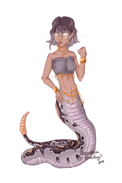 Lavender Naga: Owned by nelly,