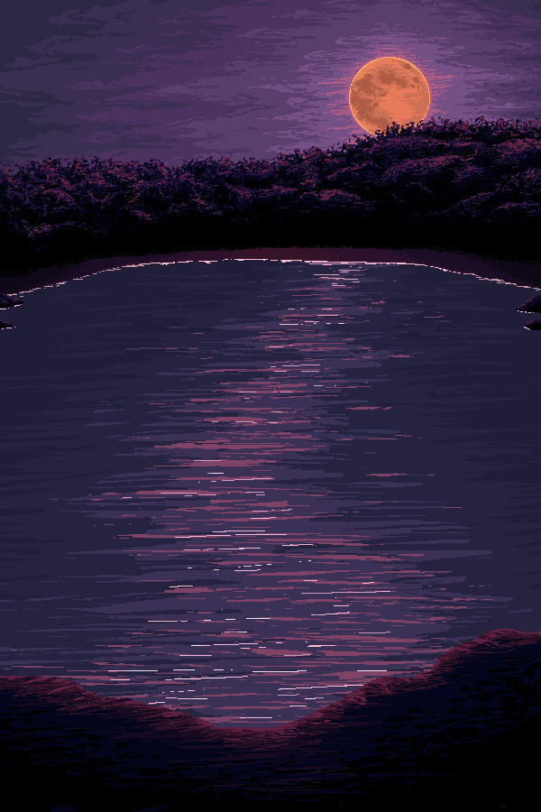 blood moon lake