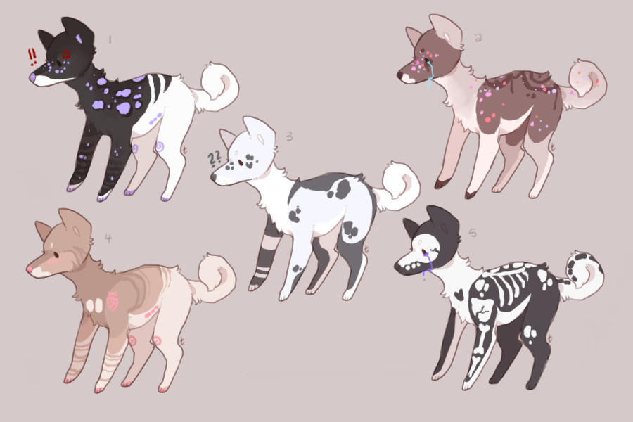 ★ CANINE ADOPTS - 5/5 OPEN ★