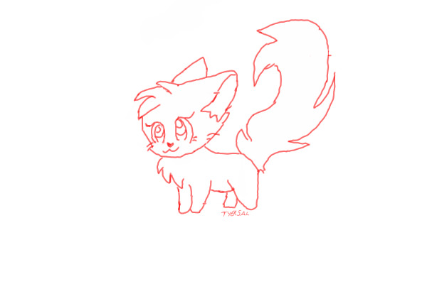 Chibi Cat Sketch